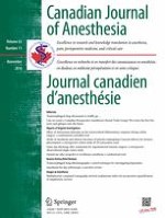 Canadian Journal of Anesthesia/Journal canadien d'anesthésie 11/2016