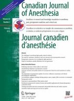 Canadian Journal of Anesthesia/Journal canadien d'anesthésie 2/2016