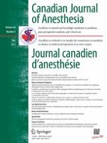 Canadian Journal of Anesthesia/Journal canadien d'anesthésie 5/2017