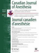 Canadian Journal of Anesthesia/Journal canadien d'anesthésie 9/2017