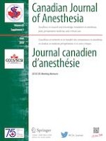 Canadian Journal of Anesthesia/Journal canadien d'anesthésie 1/2018