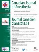 Canadian Journal of Anesthesia/Journal canadien d'anesthésie 5/2018