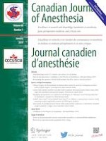 Canadian Journal of Anesthesia/Journal canadien d'anesthésie 1/2019