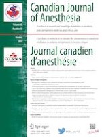 Canadian Journal of Anesthesia/Journal canadien d'anesthésie 10/2019