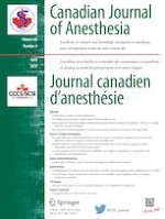 Canadian Journal of Anesthesia/Journal canadien d'anesthésie 4/2019