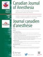 Canadian Journal of Anesthesia/Journal canadien d'anesthésie 10/2021