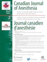 Canadian Journal of Anesthesia/Journal canadien d'anesthésie 5/2021