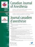 Canadian Journal of Anesthesia/Journal canadien d'anesthésie 10/2022