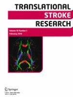 Translational Stroke Research 1/2019