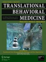 Translational Behavioral Medicine 1/2012