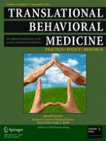 Translational Behavioral Medicine 3/2012