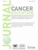 Journal of Cancer Education 1/2012