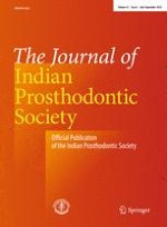 The Journal of Indian Prosthodontic Society 3/2012