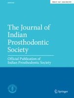 The Journal of Indian Prosthodontic Society 1/2014