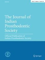 The Journal of Indian Prosthodontic Society 1/2014