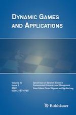 Dynamic Games and Applications 3/2022