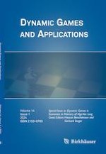 Dynamic Games and Applications 1/2024