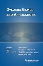 Dynamic Games and Applications 4/2019