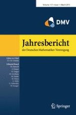Jahresbericht der Deutschen Mathematiker-Vereinigung 1/2015