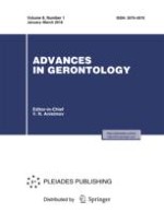 Advances in Gerontology 1/2018