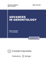 Advances in Gerontology 2/2018