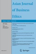 Asian Journal of Business Ethics 1/2012