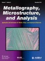 Metallography, Microstructure, and Analysis 6/2018