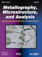 Metallography, Microstructure, and Analysis 4/2020