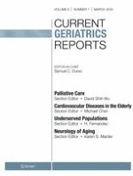 Current Geriatrics Reports 1/2019