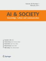 AI & SOCIETY 1/2011