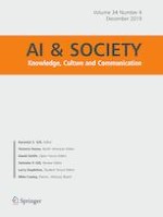 AI & SOCIETY 4/2019