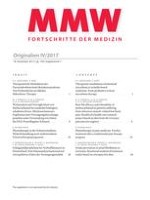 MMW - Fortschritte der Medizin 7/2017