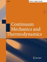 Continuum Mechanics and Thermodynamics 8/2006