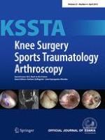 Knee Surgery, Sports Traumatology, Arthroscopy 4/2013