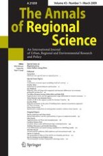 The Annals of Regional Science 1/2009