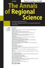 The Annals of Regional Science 2/2009