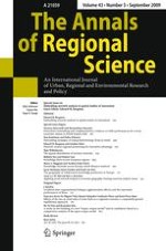 The Annals of Regional Science 3/2009