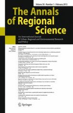 The Annals of Regional Science 1/2013