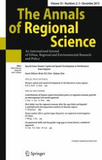 The Annals of Regional Science 2-3/2015