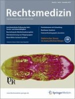 Rechtsmedizin 6/2012