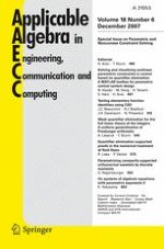 Applicable Algebra in Engineering, Communication and Computing 6/2007