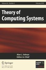 Theory of Computing Systems 2/2010