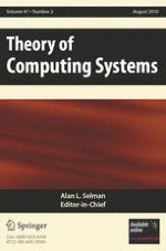 Theory of Computing Systems 2/2010