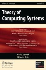Theory of Computing Systems 2/2011