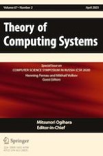 Theory of Computing Systems 2/2023