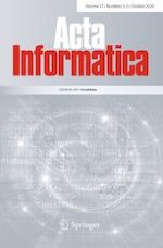 Acta Informatica 3-5/2020