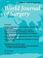 World Journal of Surgery 10/2015