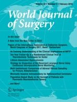 World Journal of Surgery 2/2018