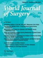 World Journal of Surgery 5/2018