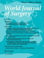 World Journal of Surgery 8/2018